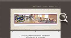 Desktop Screenshot of dufferinpark.com